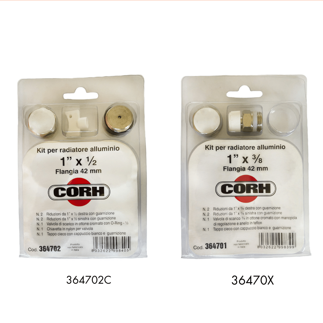 Plugs and Reducers for radiators