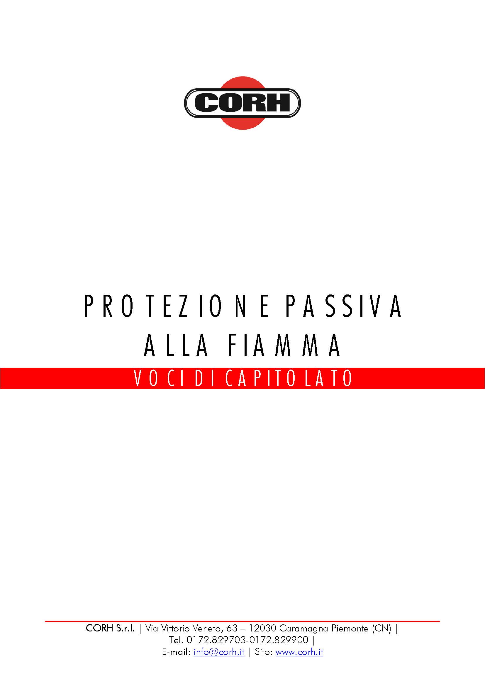 Voci di capitolato Corh