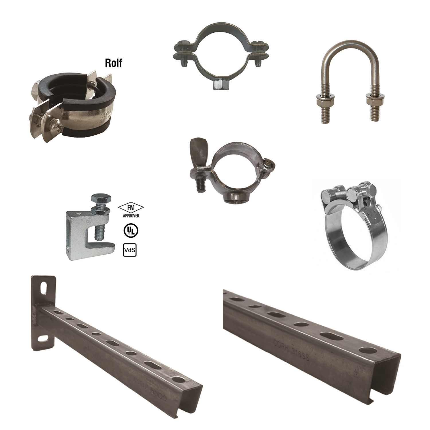 Stainless steel fixings